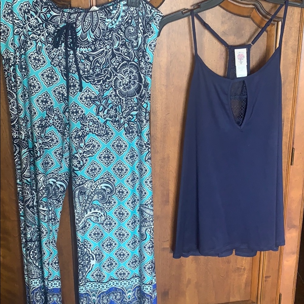 Blue Love PJ Set